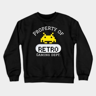 Property of Retro Gaming Dept Crewneck Sweatshirt